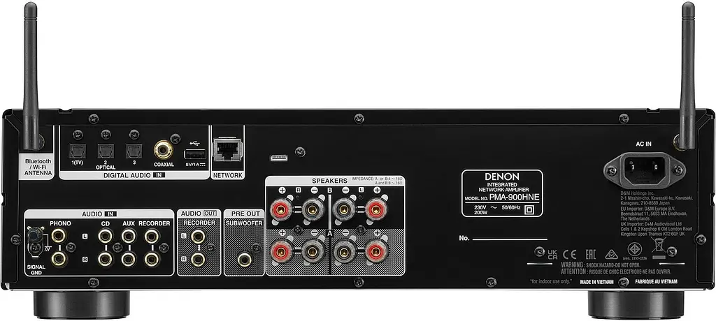 Стереопідсилювач Denon PMA-900HNE Black - фото 3