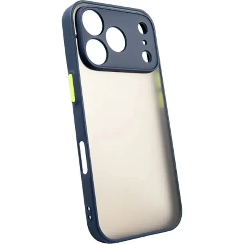Чохол до мобільного телефона Dengos Matte iPhone 17 Pro Blue (DG-TPU-MATT-171) - фото 2