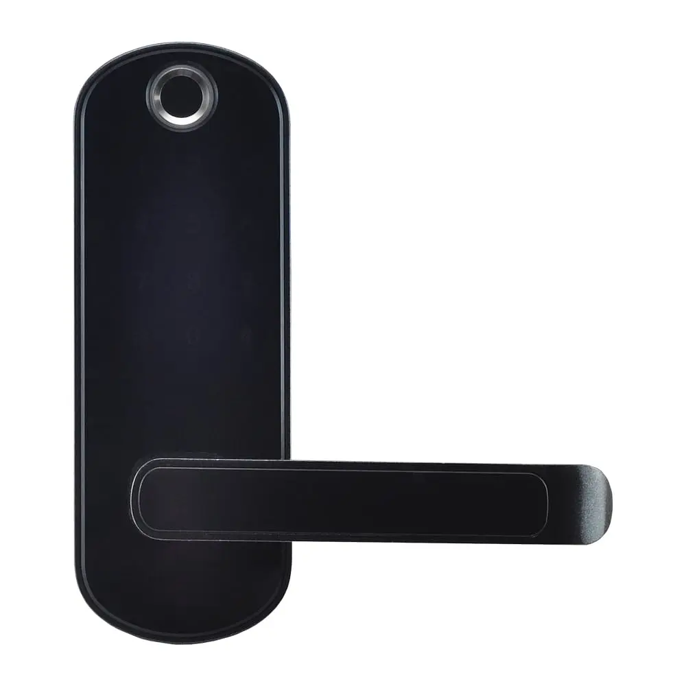 Замок біометричний автономний Trinix TRL-5107BTF Black Right з Bluetooth, зчитувачем відбитків пальців і карт Mifare (65-00024) - фото 6