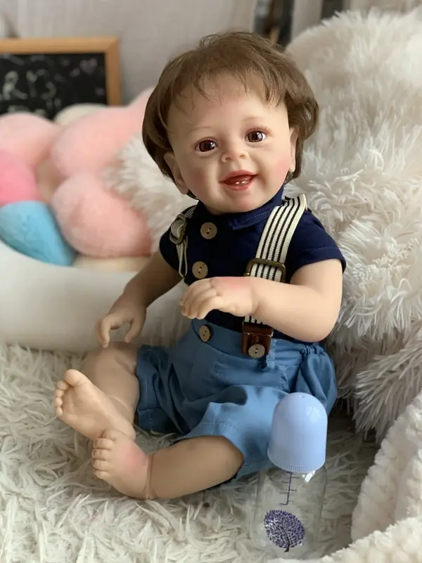 Силіконова колекційна лялька реборн reborn хлопчик пабло Reborn Dolls det0018818