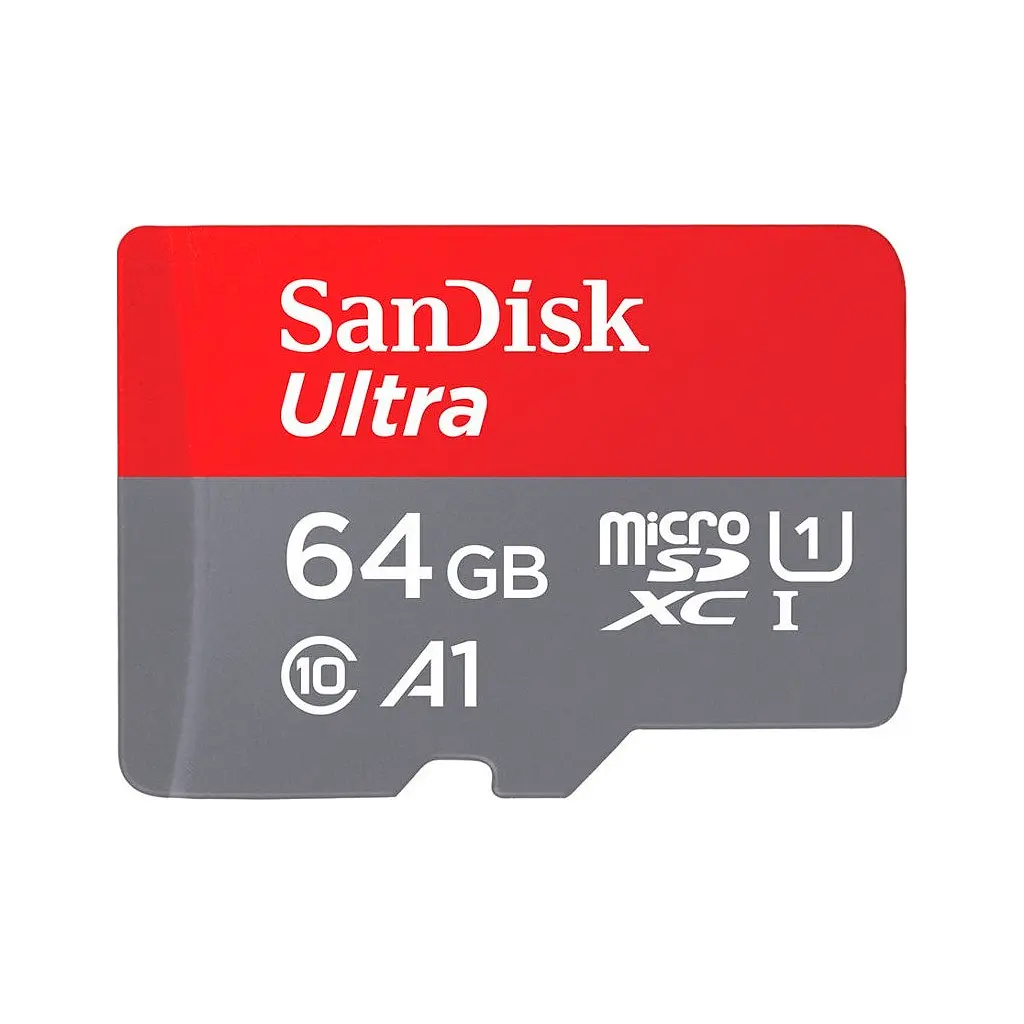 Карта пам'яті SanDisk 64GB microSD Class 10 A1 R-140 (SDSQUAB-064G-GN6IA) - фото 2