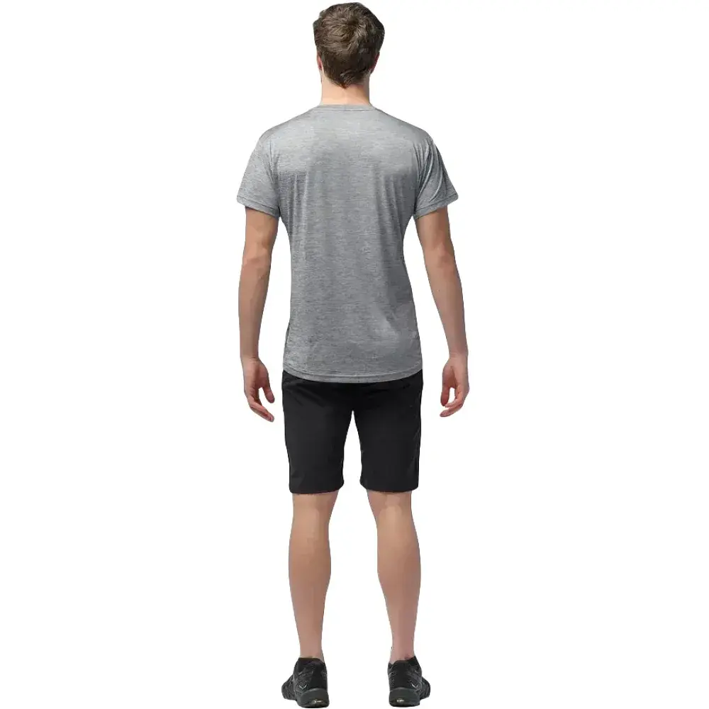 Футболка Salewa Puez Melange Dry T-Shirt Men 46/S Grey - фото 9