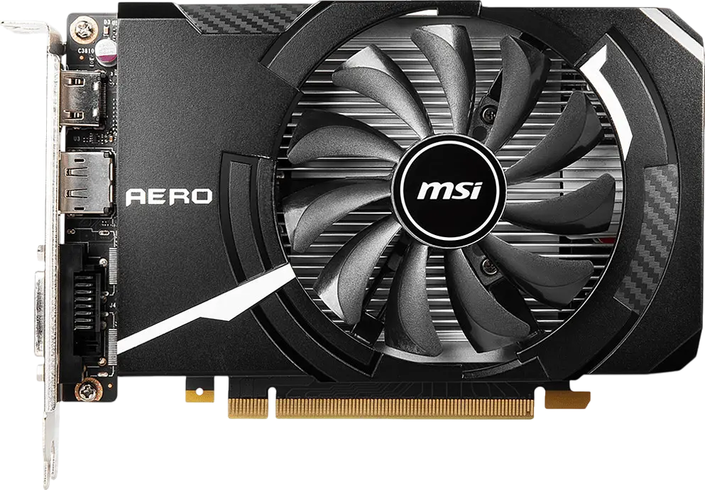 Відеокарта GeForce GTX 1650 4GB MSI Aero ITX D6 OC (GTX 1650 D6 AERO ITX OC) Б/В - фото 2