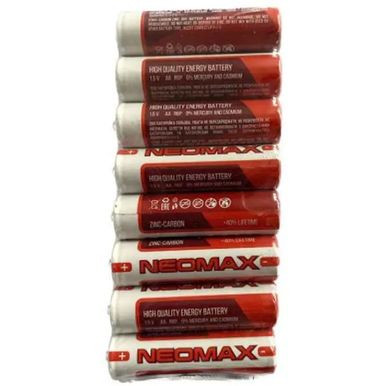 Батарейка NEOMAX R06 8шт P/AA сольова у плівці