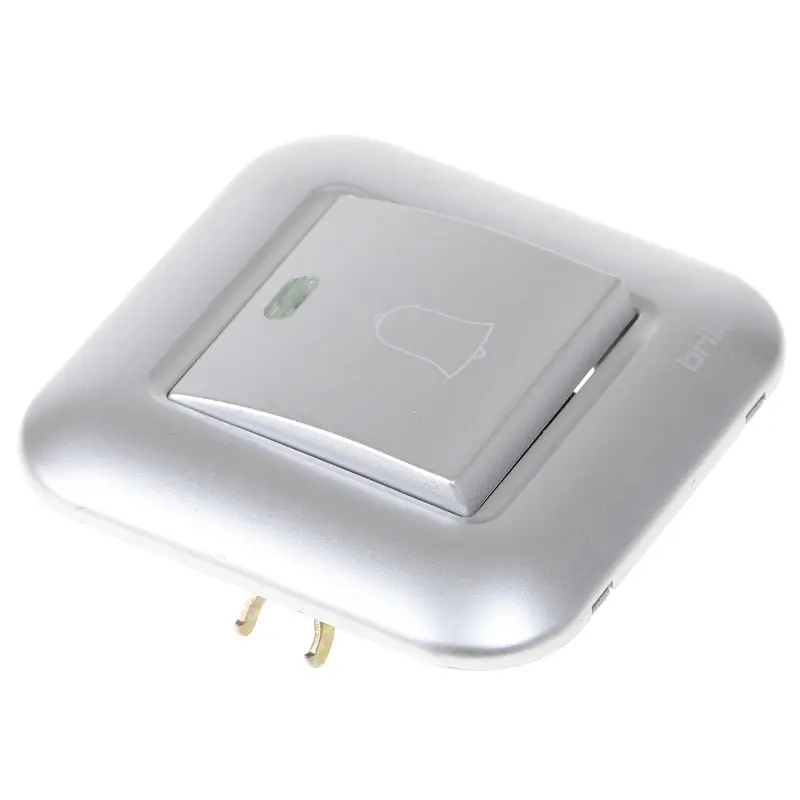 Кнопка дзвінка Brille TB-1VBL Grey 135281 - фото 2