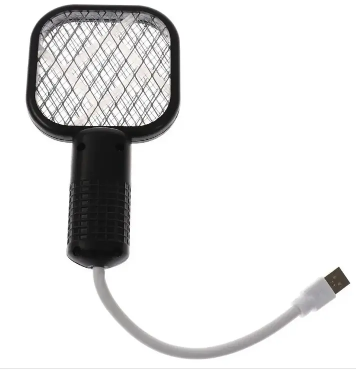 Електричний знищувач комах від USB лампа від комарів електрична мухобійка Чорний  - фото 4