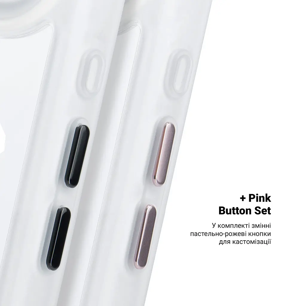 Чехол для Apple iPhone 17 Air, Unit MagSafe, белый, прозрачный, магсейф, противоударный, магнитный, панель-накладка с поддержкой MagSafe, с поддержкой беспроводной зарядки, TPU+PC, защита всего корпуса, ударостойкий, ArmorStandart (ARM90584) - фото 5