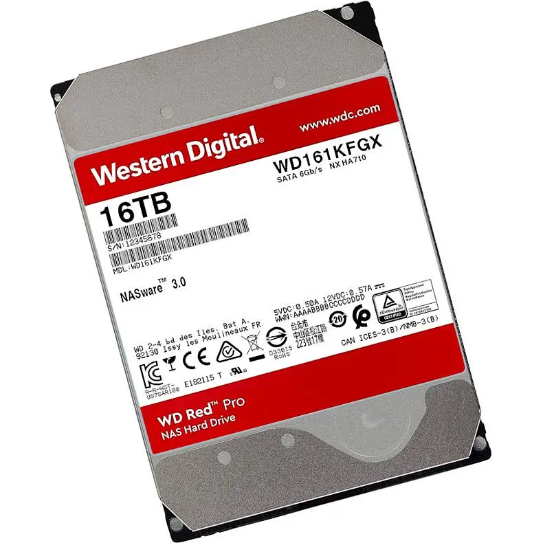 Жорсткий диск 3.5` WD Red Pro HDD SATA 16TB (WD161KFGX) [103867] - фото 3