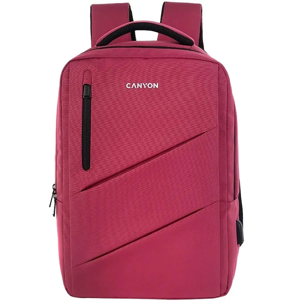 Рюкзак для ноутбука Canyon 15.6" BPE-5 Urban, USB, 12-18L, Red (CNS-BPE5BD1) - фото 2
