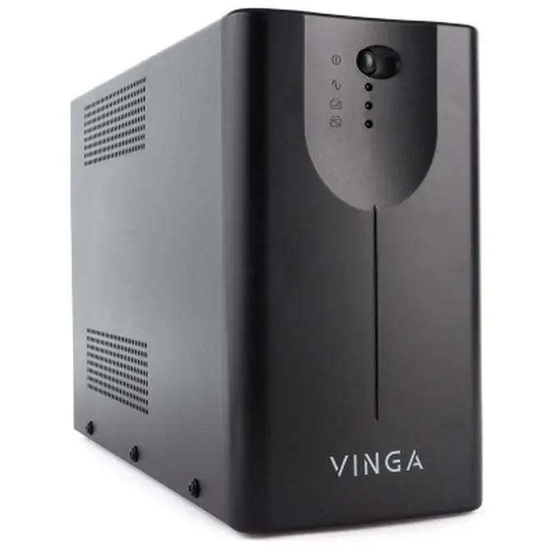 Пристрій безперебійного живлення Vinga LED 1500VA metal case (VPE-1500M) - фото 5