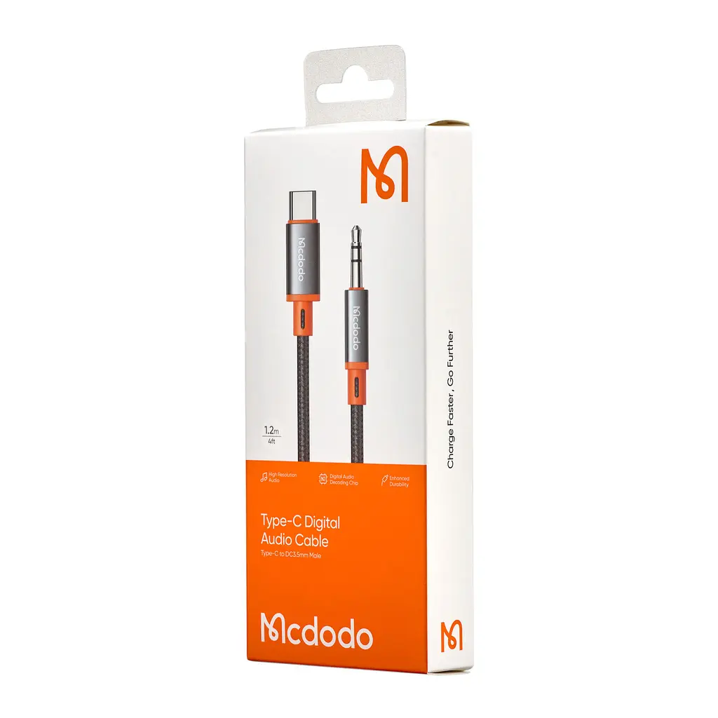Кабель Mcdodo Castle Series Type-C to 3.5 мм Male Cable 1.2 м CA-0820 Черный - фото 2