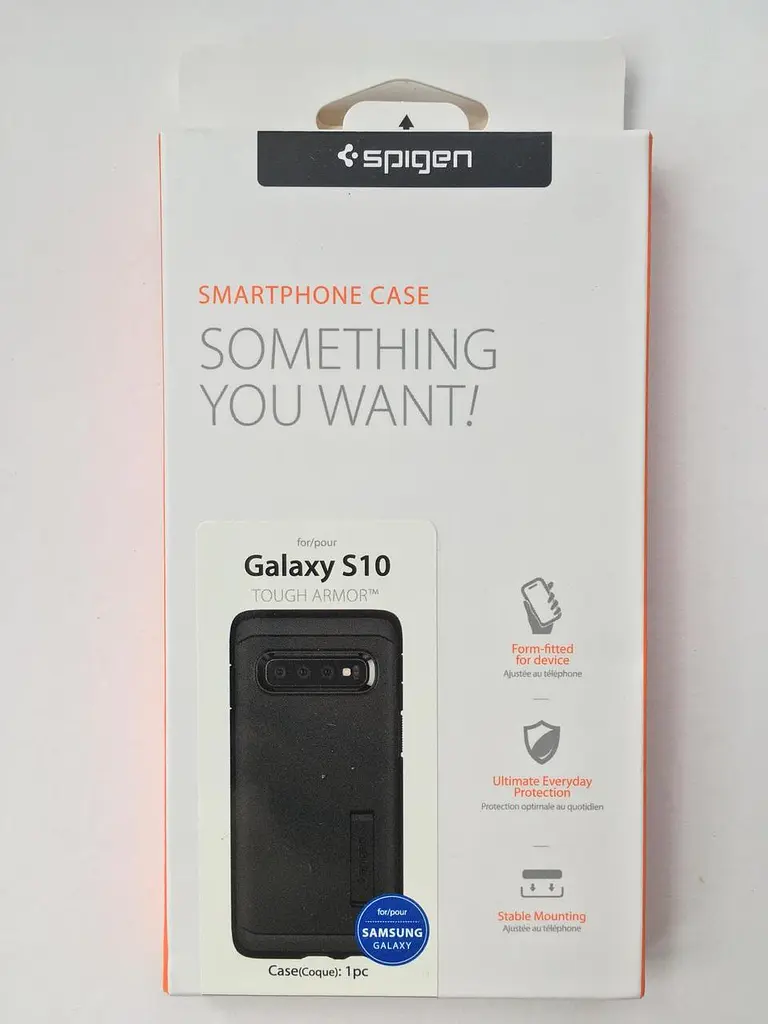 Чохол протиударний із підставкою Spigen Tough Armor 605CS25805 для Samsung Galaxy S10 (6.1") Black - фото 2
