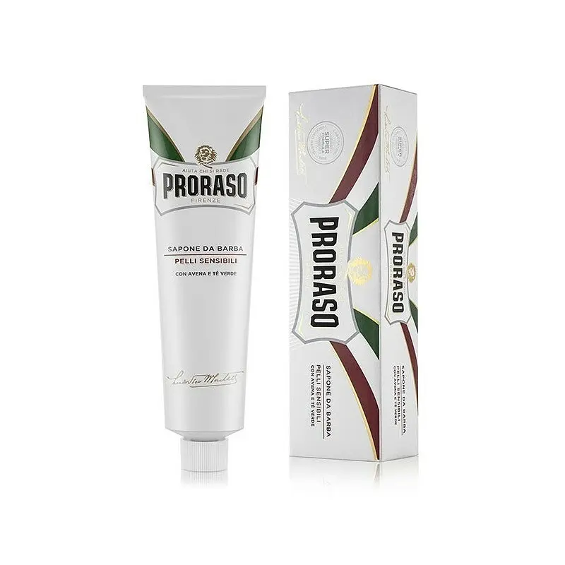 Крем для гоління для чутливої шкіри Proraso з екстрактом зеленого чаю і вівса 150 мл