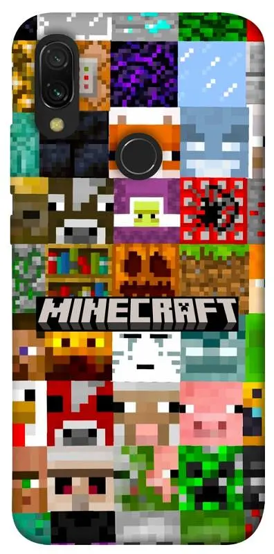 Чохол Demsky Minecraft collage для Xiaomi Redmi 7