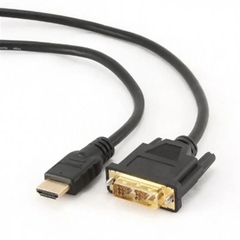 Кабель Cablexpert HDMI - DVI V 1.4 (M/M), 1.8 м, чорний пакет (CC-HDMI-DVI-6) - фото 2