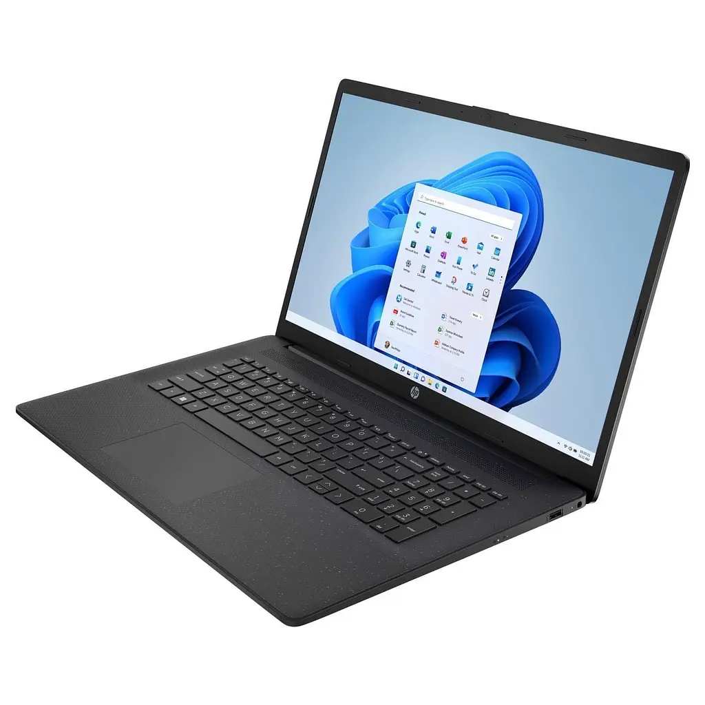 Ноутбук HP 17.3 17-cp2032ua FHD IPS AG/Ryzen 3 7320U/8GB/512SSD/UMA/DOS/Black (CS8C5EA) - фото 3