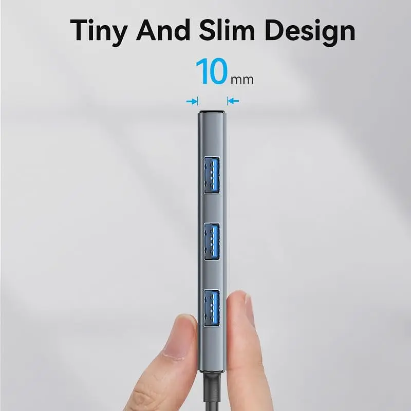 Док-станція USB3.0 Type-C --> HDMI 4K30Hz/TF/3xUSB-A 3.0, 0.15м 6-in-1 Vention - фото 5