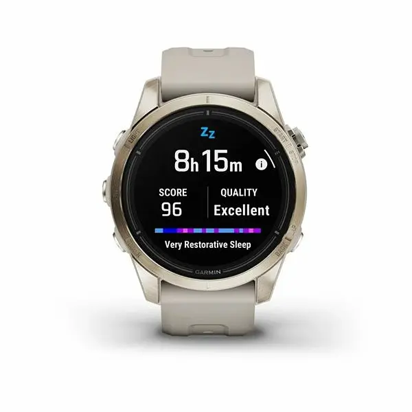 Смарт-годинник Garmin Epix Pro Gen 2 Sapphire 42mm Soft Gold w. Light S. Band (010-02802-10/11) - фото 8