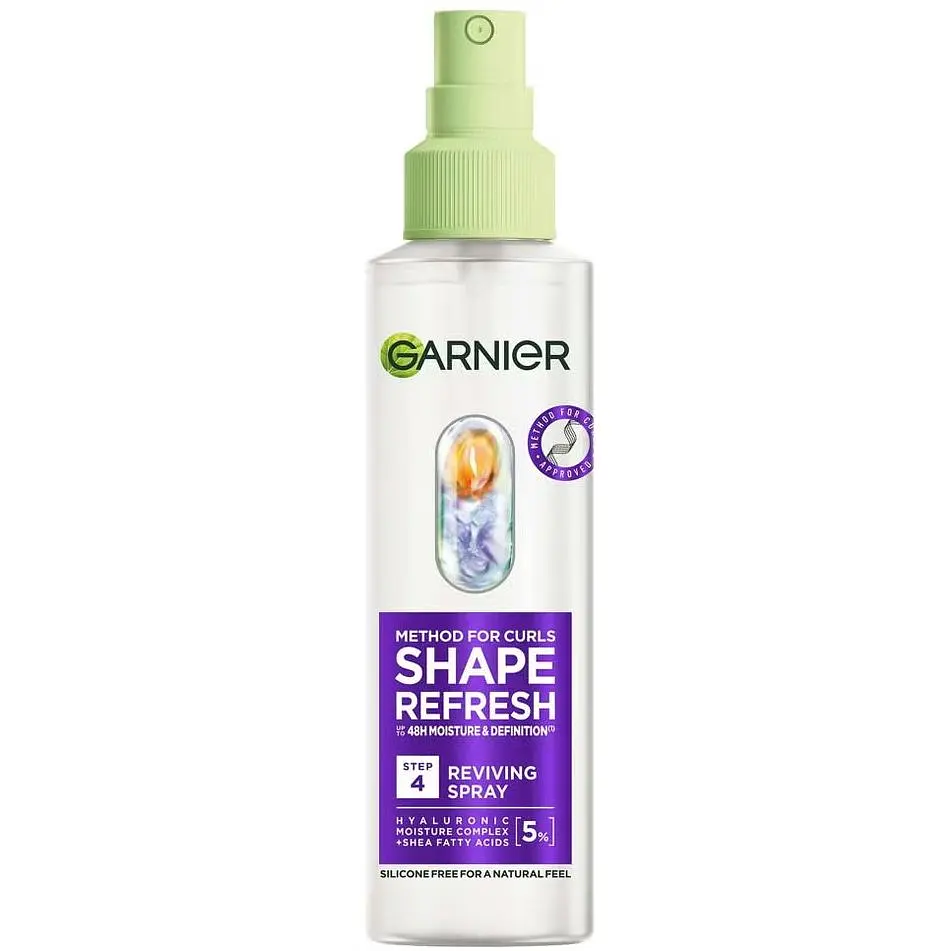 Незмивний спрей для хвилястого та кучерявого волосся Garnier Fructis Method For Curls для чітких та наповнених вологою локонів 150 мл