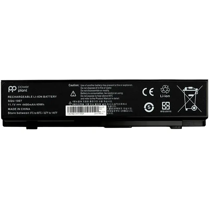 Акумулятор PowerPlant для ноутбуків LG Aurora ONOTE S430 (SQU-1017) 11.1V 4400mAh (NB400058) - фото 2
