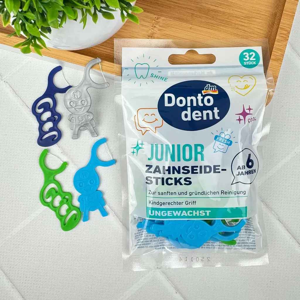 Дитячі флоси Dontodent Junior, 4 шт - фото 3