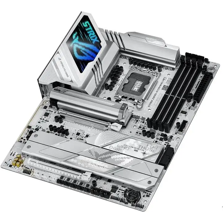 Материнська плата Asus Rog Strix Z890-A Gaming WIFI s1851 Z890 4xDDR5 M.2 DP HDMI Wi-Fi BT ATX білий - фото 5