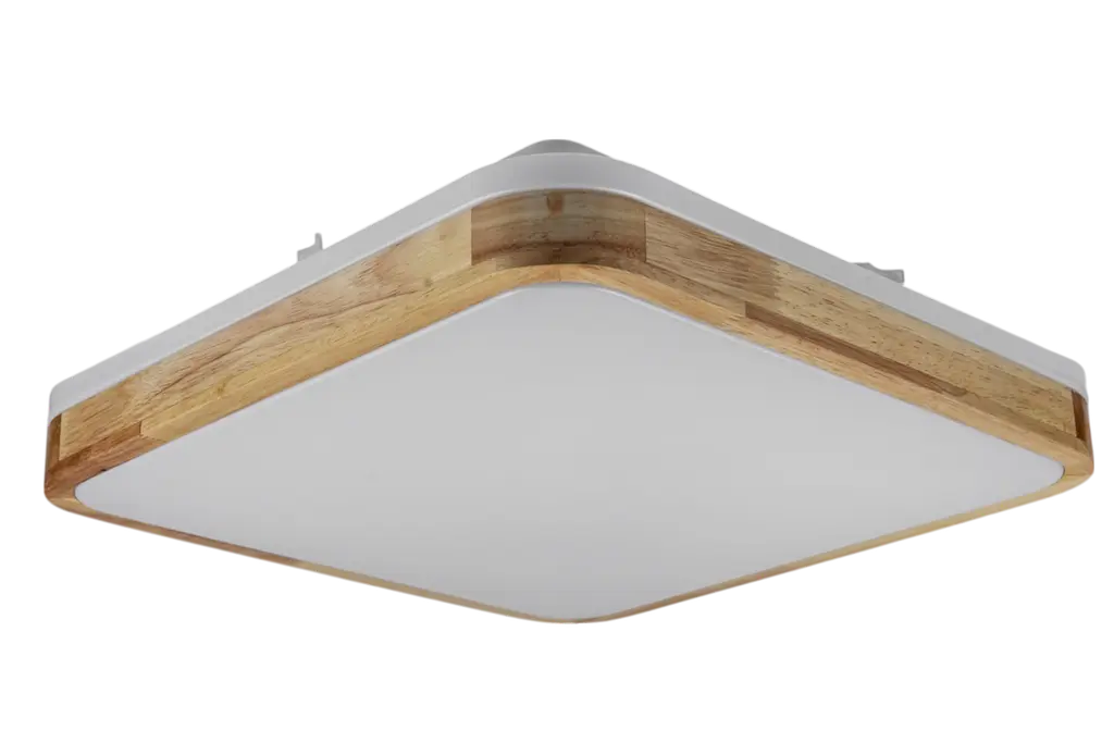 Стельовий світильник Glow матовий 60W 391 x 391 x 65 мм 3000К-6500К з ДК акація