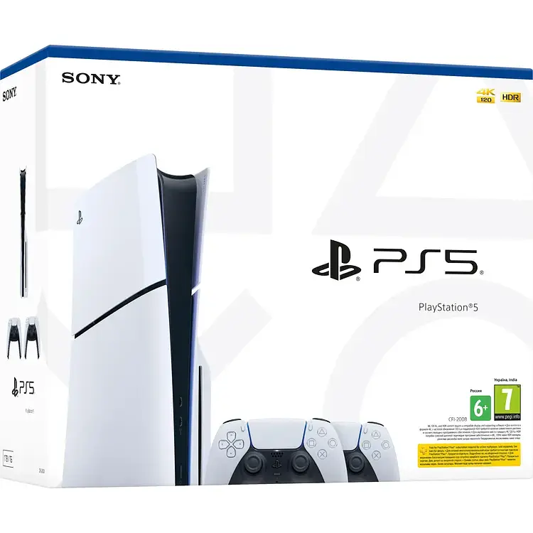 Ігрова приставка Sony PlayStation 5 Slim Blu-ray 2 геймпади Dualsense - фото 10