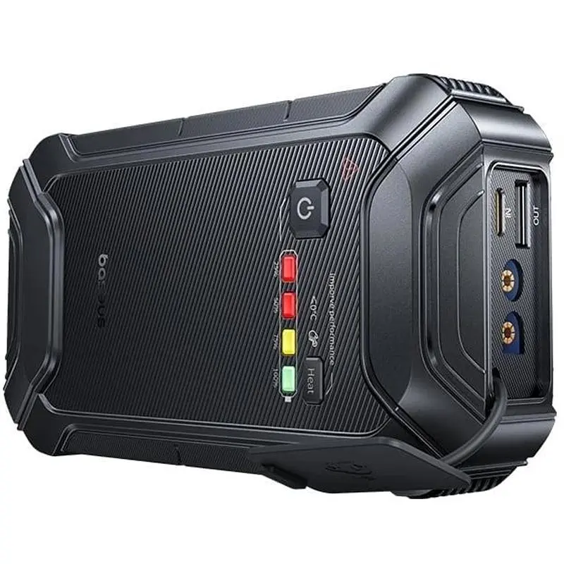 Пусковое устройство (бустер) для автомобиля Baseus PrimeTrip VJ1 Jump Starter 12000 mAh (C01194) Black - фото 3