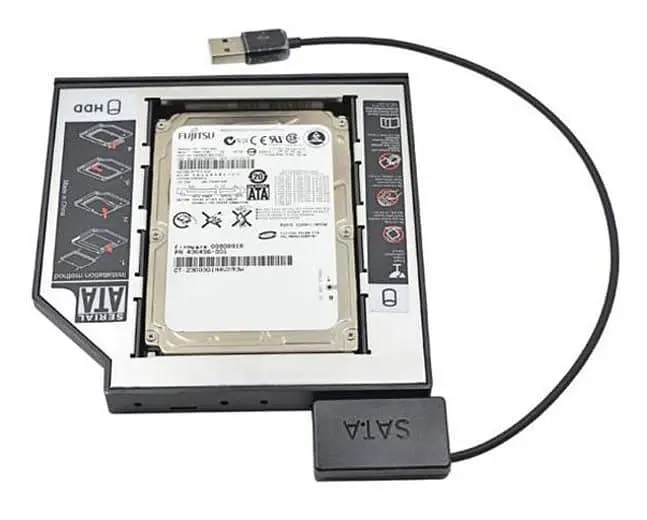 Адаптер Maiwo USB 2.0 - SlimLine SATA 13 pin 0.3 м (K102-U2S) - фото 3