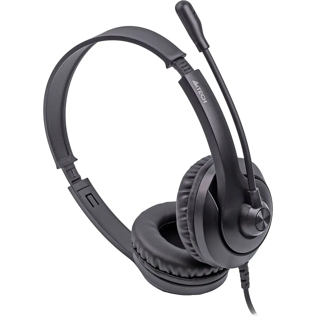 Комп'ютерна гарнітура A4Tech FH100U Black - фото 4