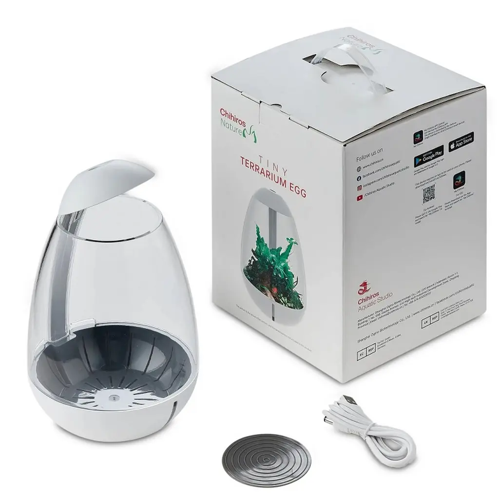 Мінітераріум Chihiros Tiny Terrarium Egg з LED-підсвіткою та керуванням через застосунок - фото 6