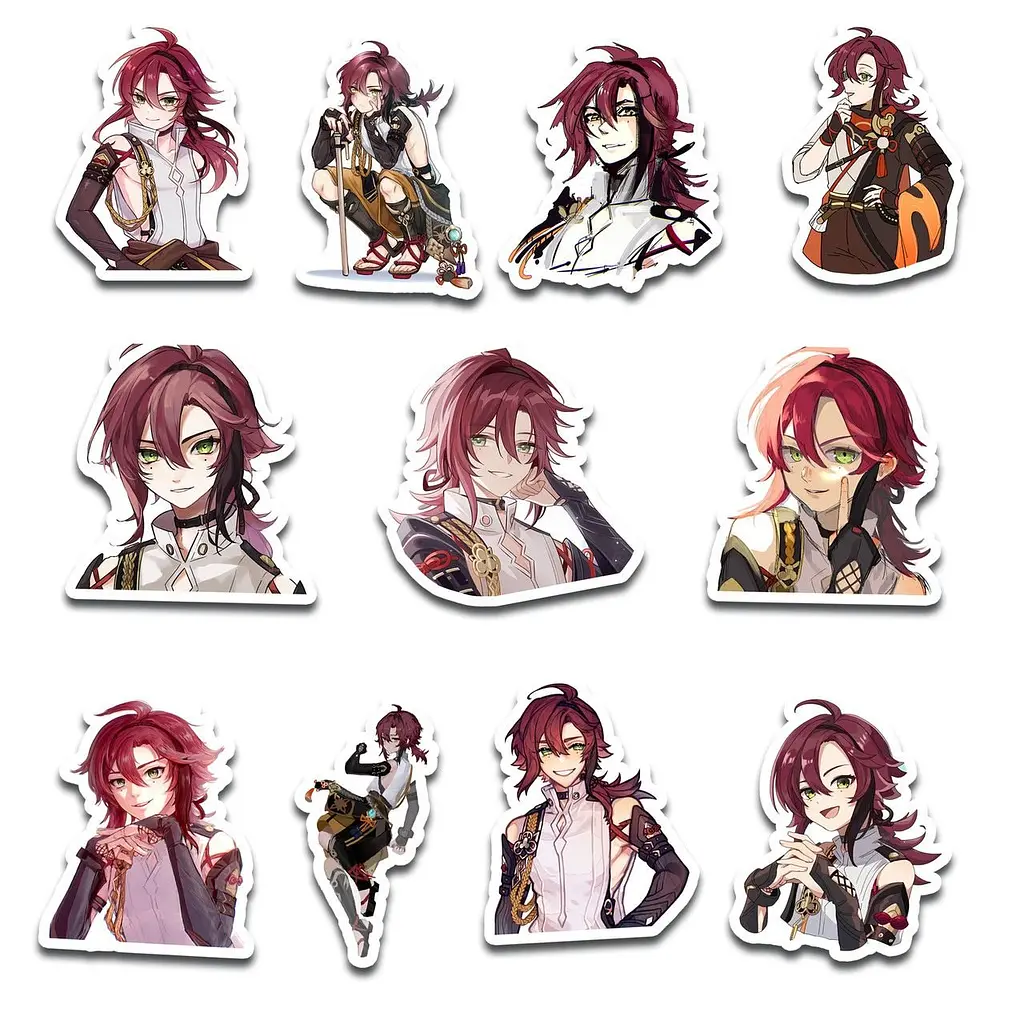 Стикерпак GeekLand Genshin Impact Shikanoin 45 штук (SP GI SH 01) - фото 2