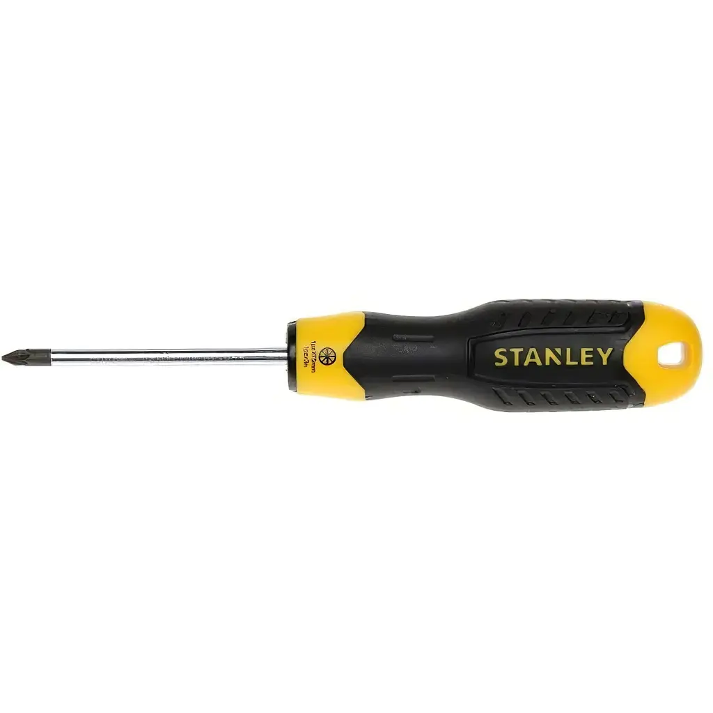 Викрутка хрестова Stanley Cushion Grip Pozidriv PZ1х75 мм (1-64-955) - фото 1