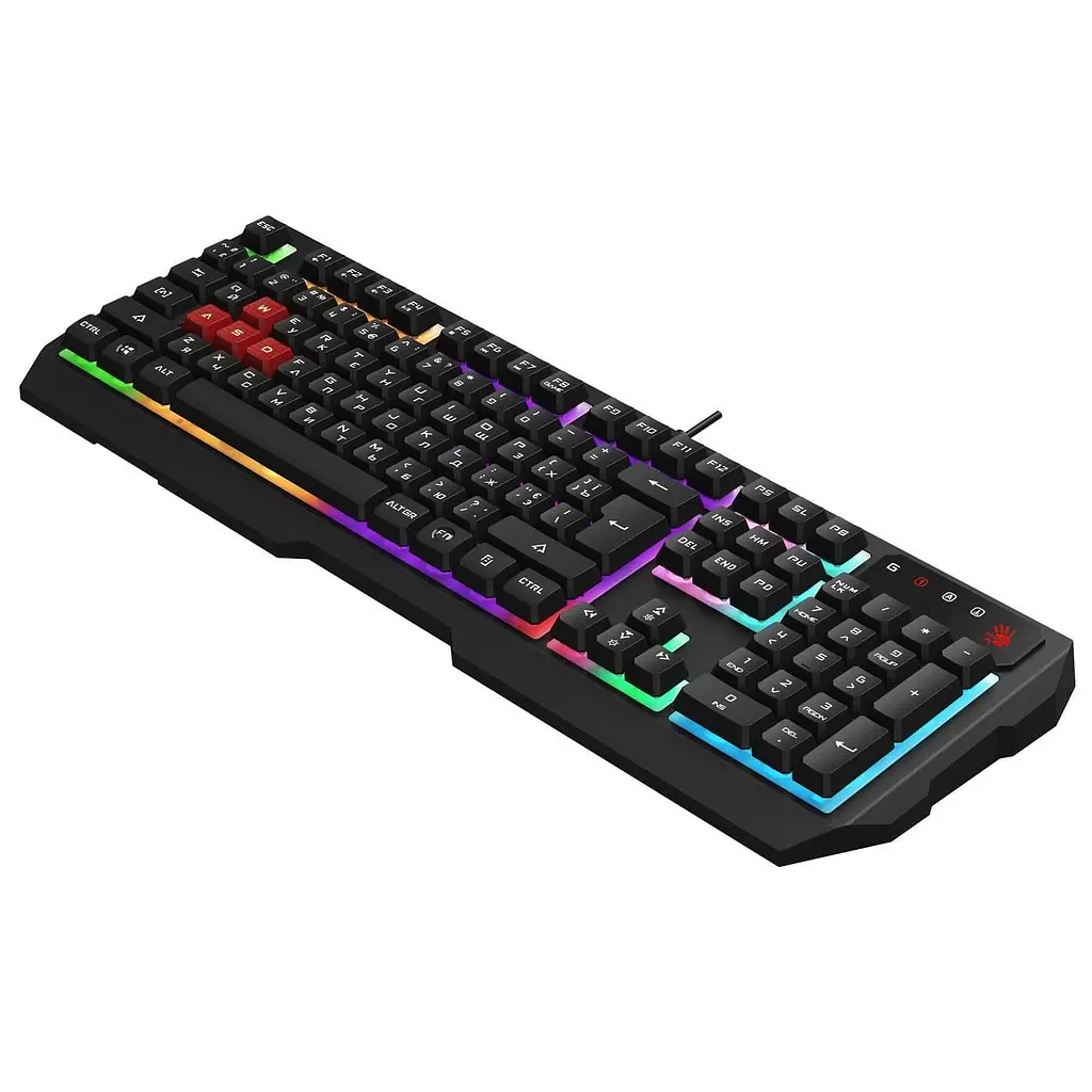 Клавіатура Bloody A4Tech B135N RGB USB Black (B135N (Black)) - фото 3