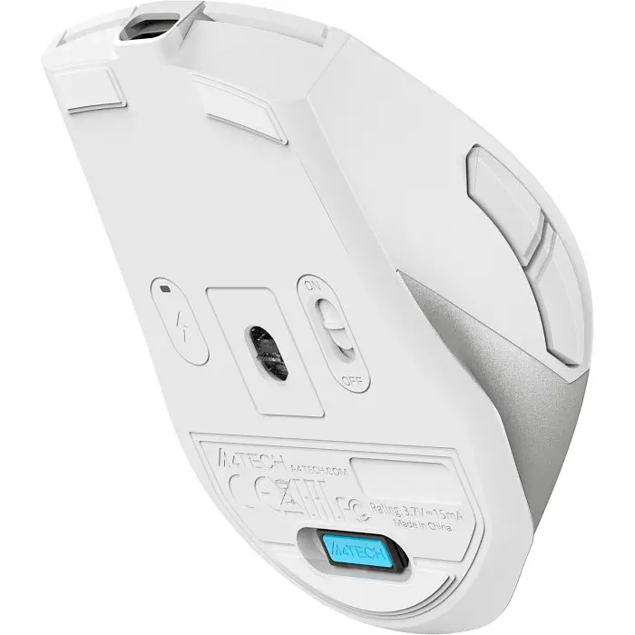 Миша A4Tech Fstyler FG45CS Air (Silver White) - фото 7