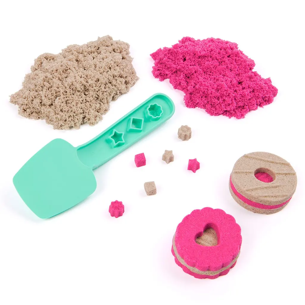 Набор песка для творчества Kinetic Sand Цветное печенье - фото 4
