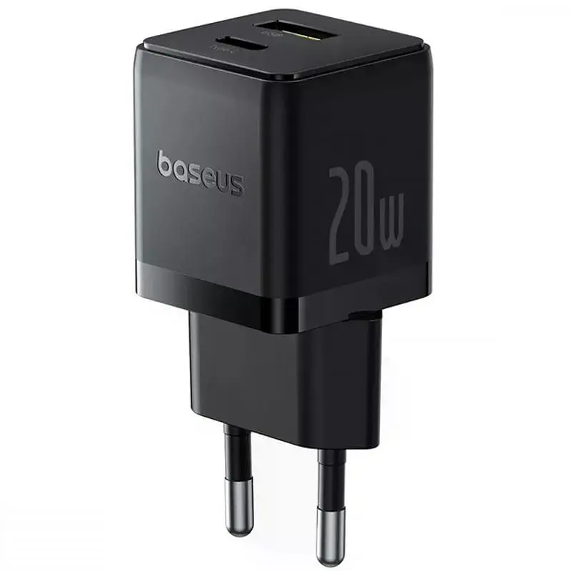 МЗП Palm Fast Charger 20W (1USB-A/1C) (P10111608) Cluster Black Baseus teh0029600 - фото 2