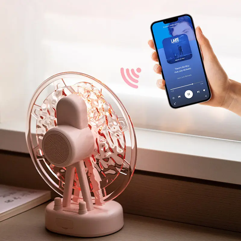 Проектор-нічник ZAY-L07 Sky Wheel 2in1 + Bluetooth колонка Pink Epik teh0029704 - фото 7