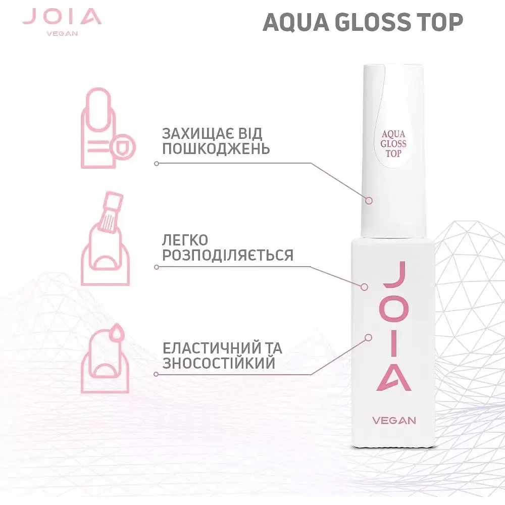 Топ глянцевый Joia vegan Aqua Gloss 15 мл - фото 2