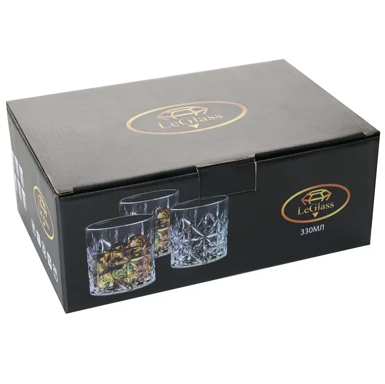 Уцінка. Набір склянок LeGlass 330 мл 6 шт. (600-003) - фото 2