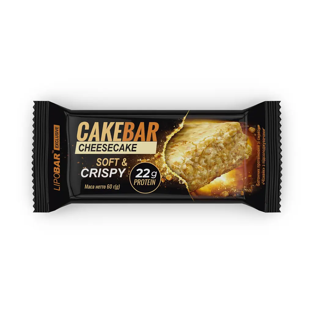 Протеїновий батончик, Cake Bar — 60 г Cheesecake