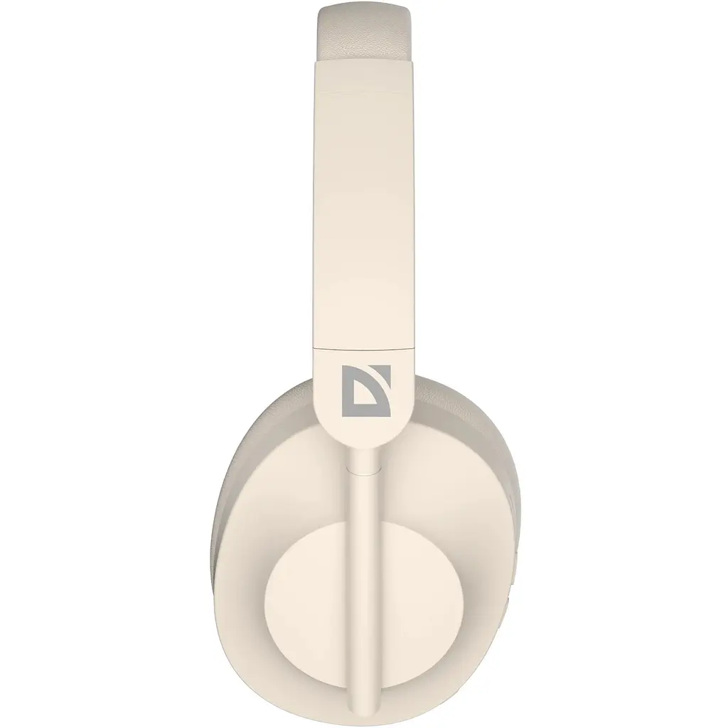 Навушники бездротові Defender FreeMotion B485 Bluetooth+3,5мм+USB-C, ANC Beige - фото 3