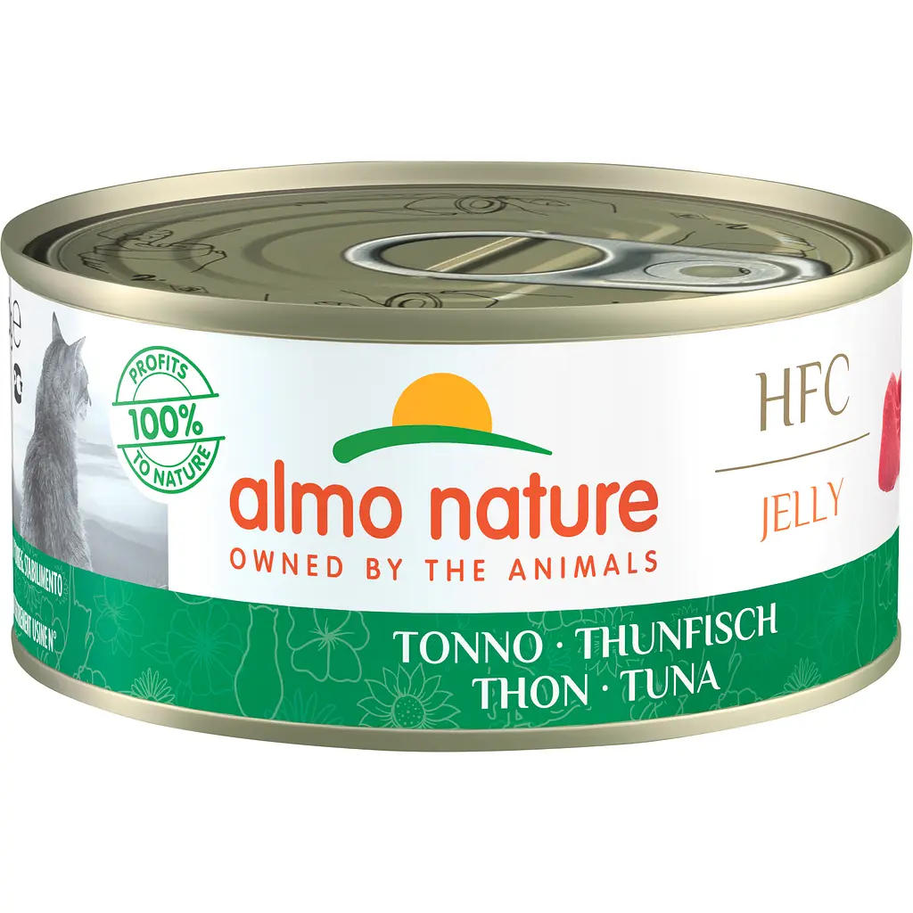 Влажный корм для кошек Almo Nature HFC Cat Jelly с тунцем 70 г (5414H) - фото 1