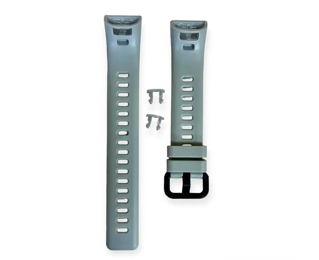 Силиконовый ремешок Primo для фитнес-браслета Huawei Honor Band 4/5 Grey - фото 3