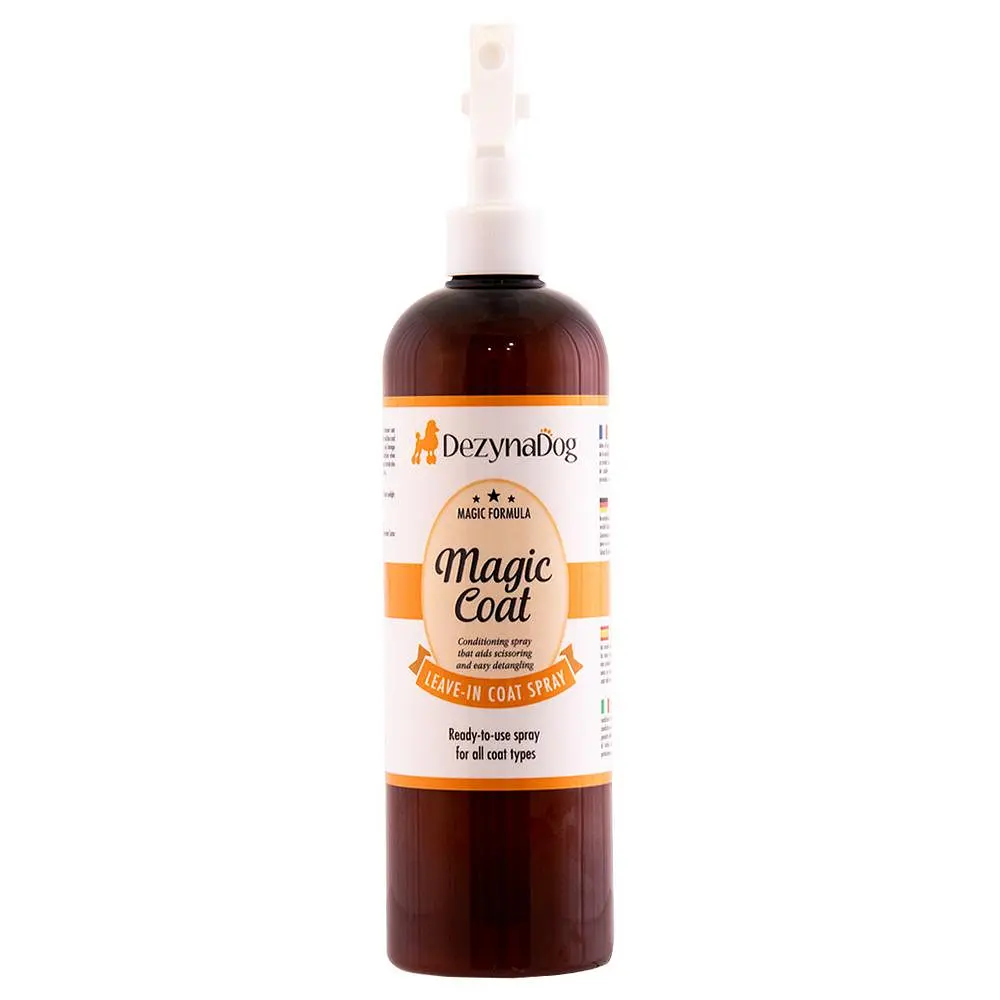 Спрей Dezynadog Magic Coat універсальне покриття-спрей для зниження статики покращення стану шерсті розплутування ковтунів та сплутувань 500мл арт. 126078
