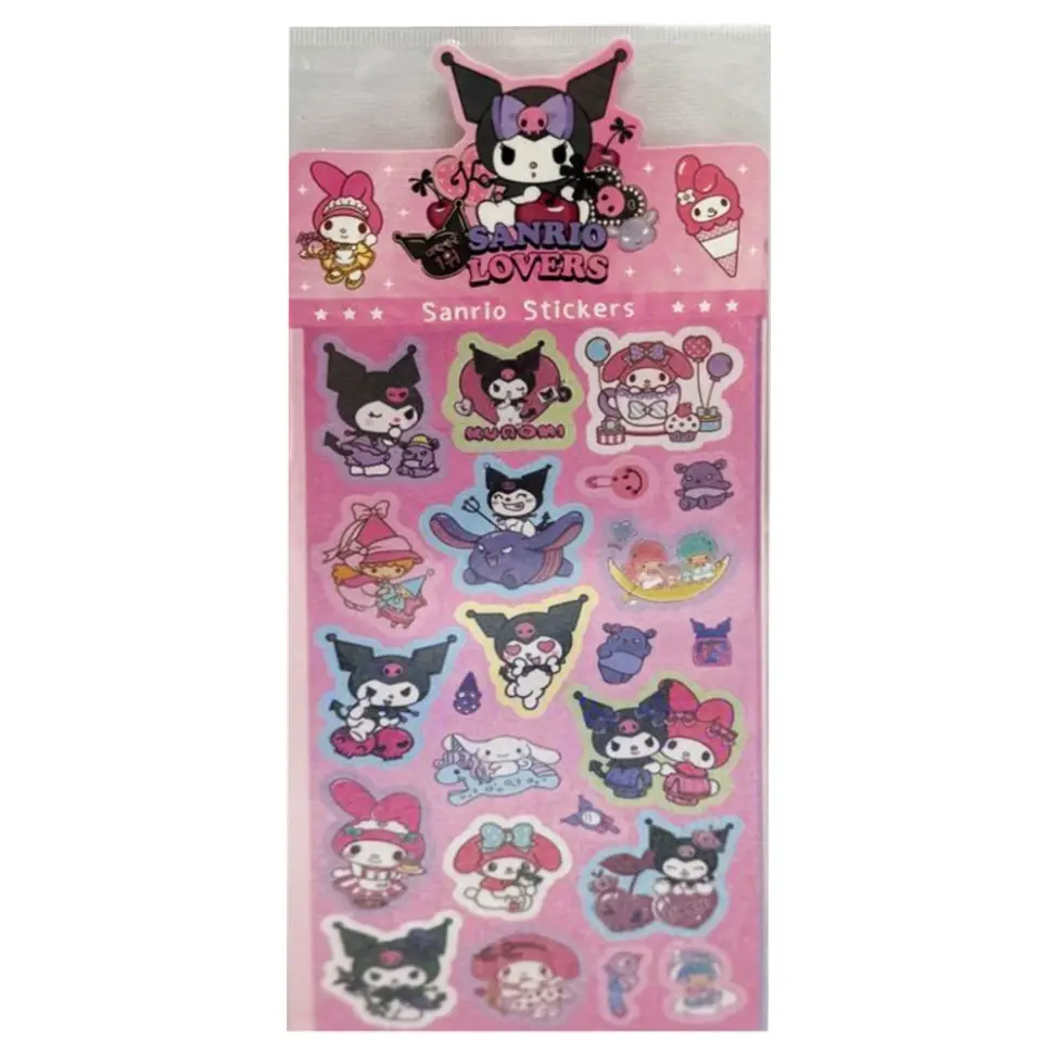 Декоративні наклейки "Sanrio Stickers" SZ240906-18 з блискітками