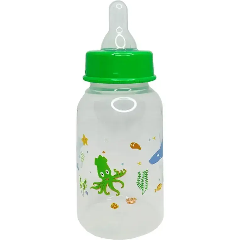 Пляшечка для годування Mega Zayka Океан 150 мл MGZ-0204 (Green)  - фото 2