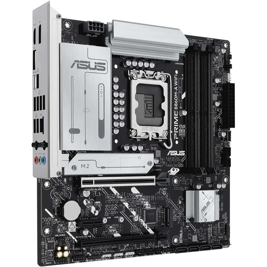 Материнская плата Asus Prime B860M-A WIFI s1851 B860 4xDDR5 M.2 DP HDMI Wi-Fi BT mATX - фото 3