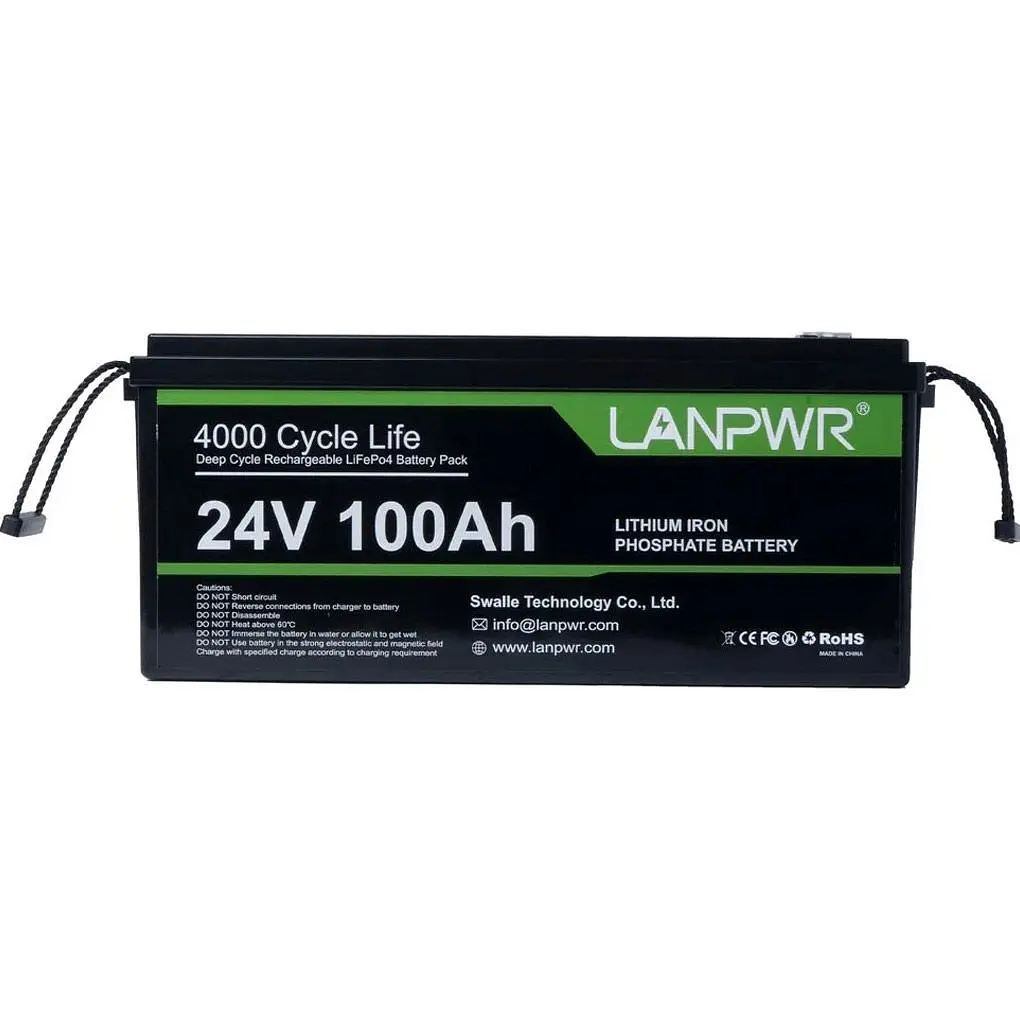 Аккумулятор LanPWR LiFePO4 24V 25.6V/100Ah/2560Wh [LANPWR-24-100] [125502] - фото 5